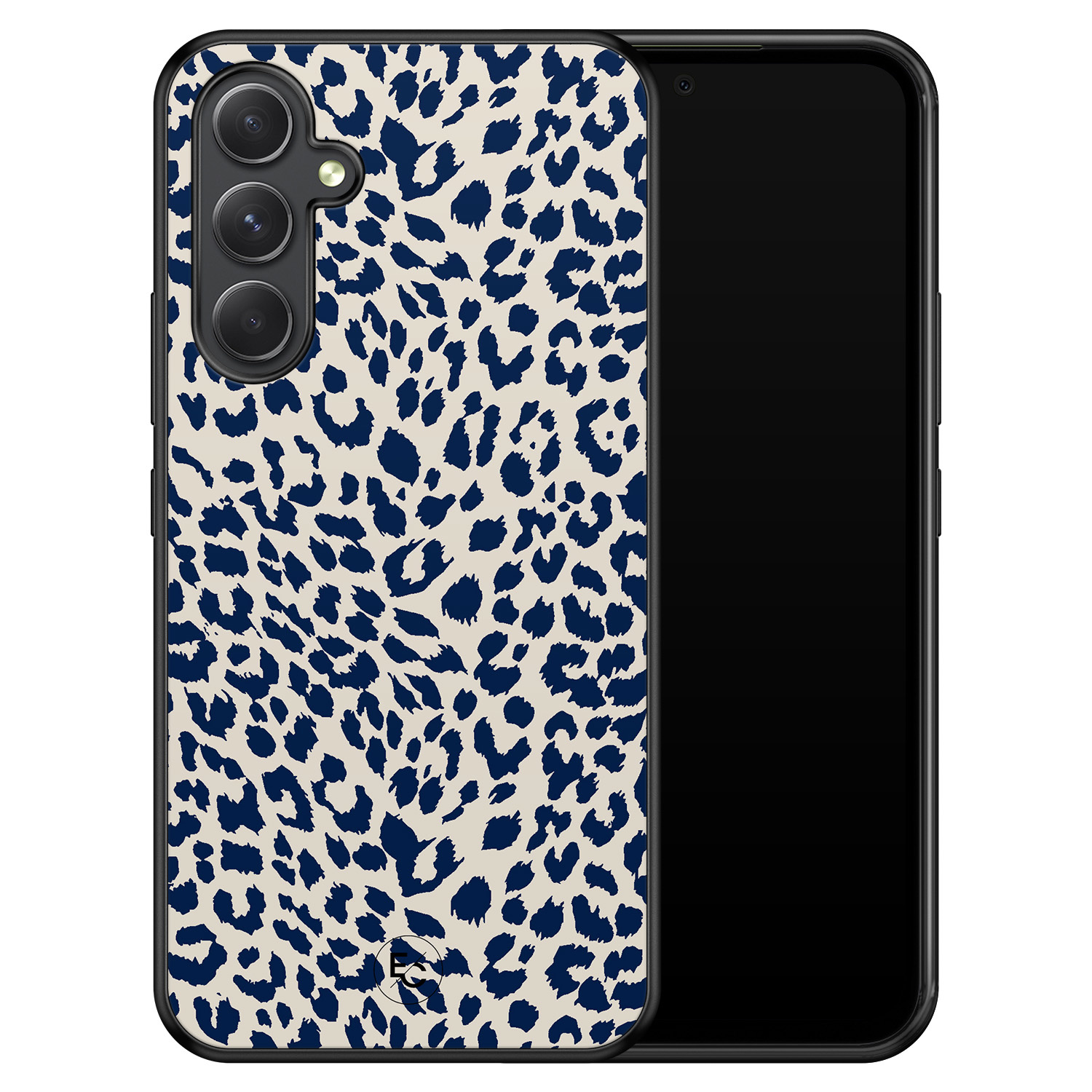 Telefoonhoesje Store Samsung Galaxy A54 hoesje back case - Luipaard blauw