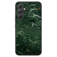 ELLECHIQ Samsung Galaxy A54 hoesje back case - Marble jade green
