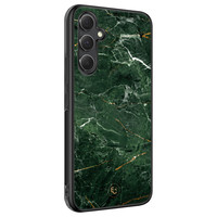 ELLECHIQ Samsung Galaxy A54 hoesje back case - Marble jade green