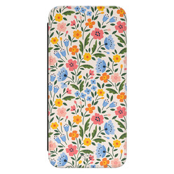 Telefoonhoesje Store Samsung Galaxy S21 FE bookcase - Romantische bloemen