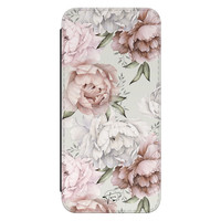 Telefoonhoesje Store Samsung Galaxy S21 FE bookcase - Classy flowers