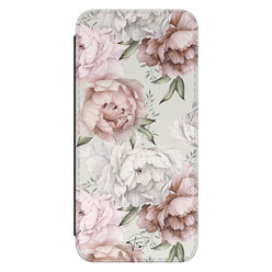 Telefoonhoesje Store Samsung Galaxy S21 FE bookcase - Classy flowers