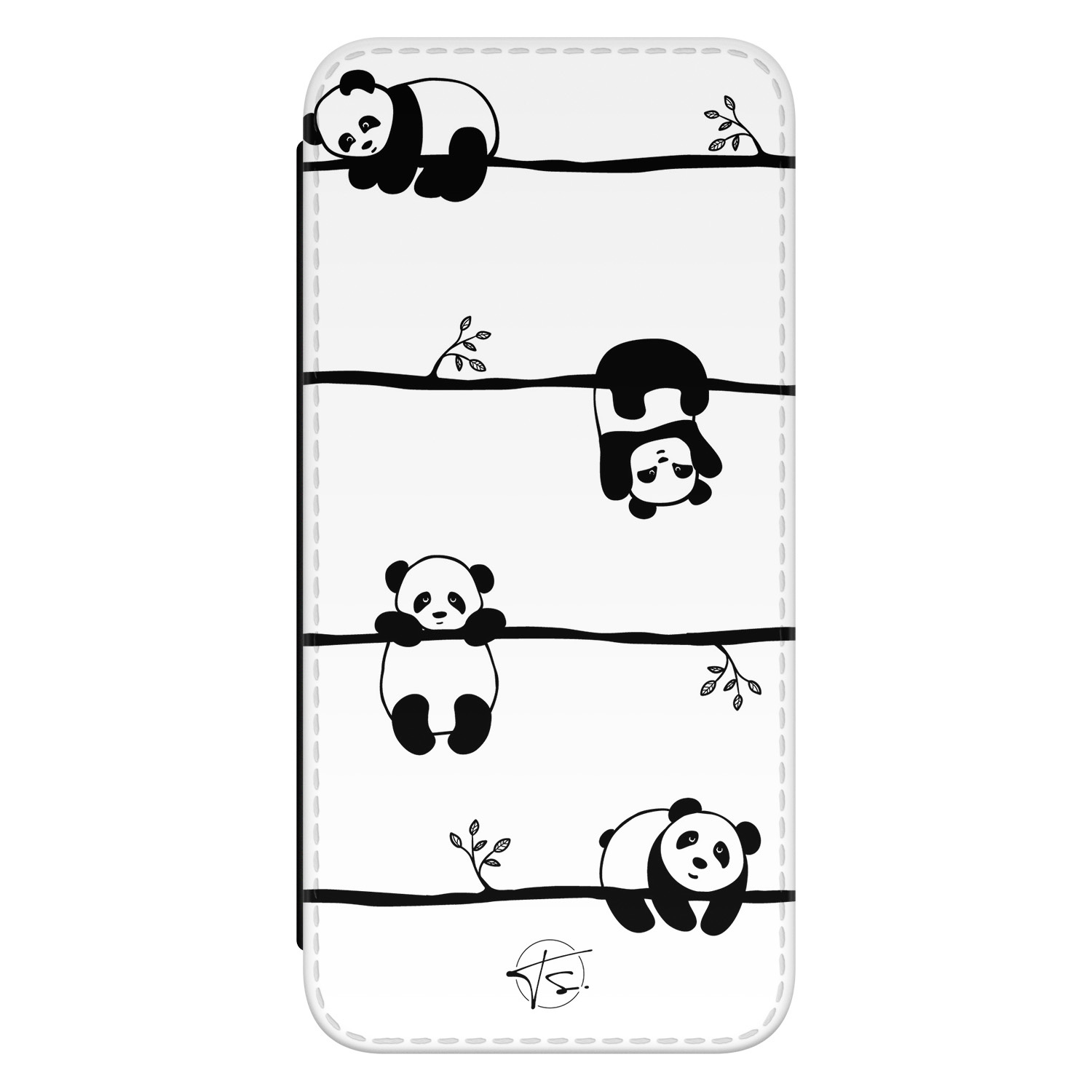 Telefoonhoesje Store Samsung Galaxy S21 FE bookcase - Panda