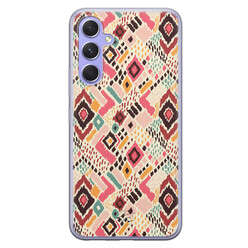 Telefoonhoesje Store Samsung Galaxy A54 siliconen hoesje - Boho vibes