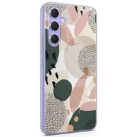 Leuke Telefoonhoesjes Samsung Galaxy A54 siliconen hoesje - Abstract print