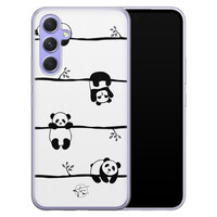 Telefoonhoesje Store Samsung Galaxy A54 siliconen hoesje - Panda