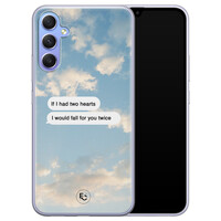 ELLECHIQ Samsung Galaxy A34 siliconen hoesje - Love quote