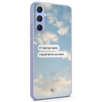 ELLECHIQ Samsung Galaxy A34 siliconen hoesje - Love quote