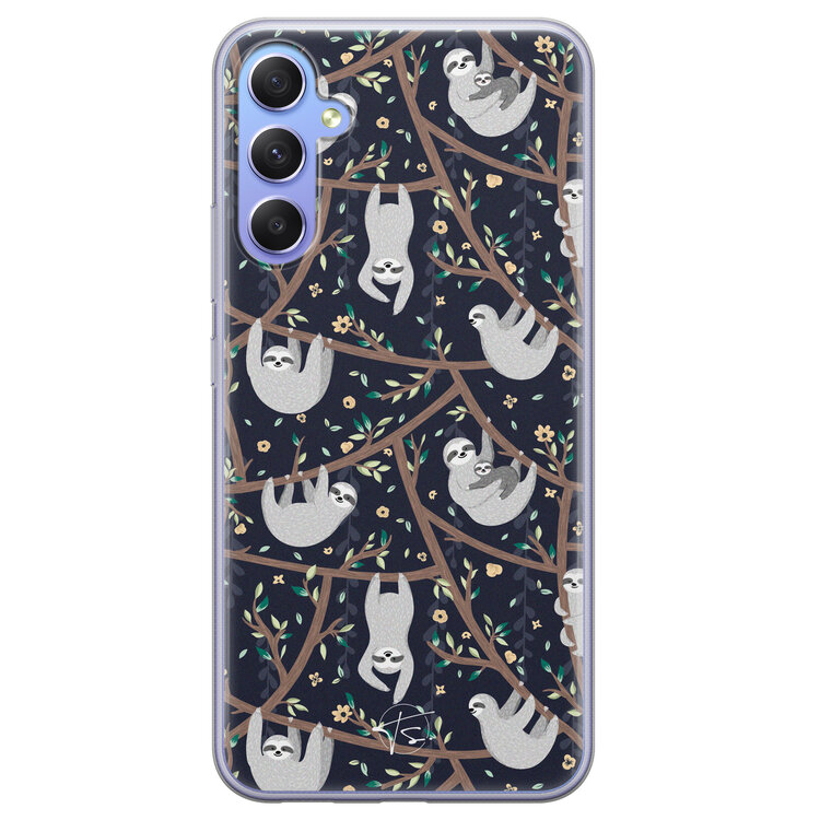 Telefoonhoesje Store Samsung Galaxy A34 siliconen hoesje - Luiaard