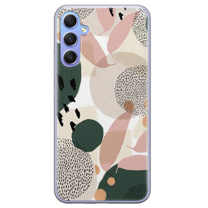 Leuke Telefoonhoesjes Samsung Galaxy A34 siliconen hoesje - Abstract print