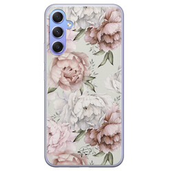 Telefoonhoesje Store Samsung Galaxy A34 siliconen hoesje - Classy flowers