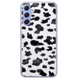 Telefoonhoesje Store Samsung Galaxy A34 siliconen hoesje - Koeienprint