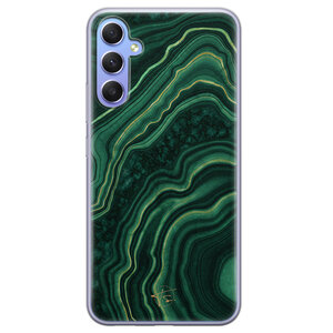 Telefoonhoesje Store Samsung Galaxy A34 siliconen hoesje - Agate groen