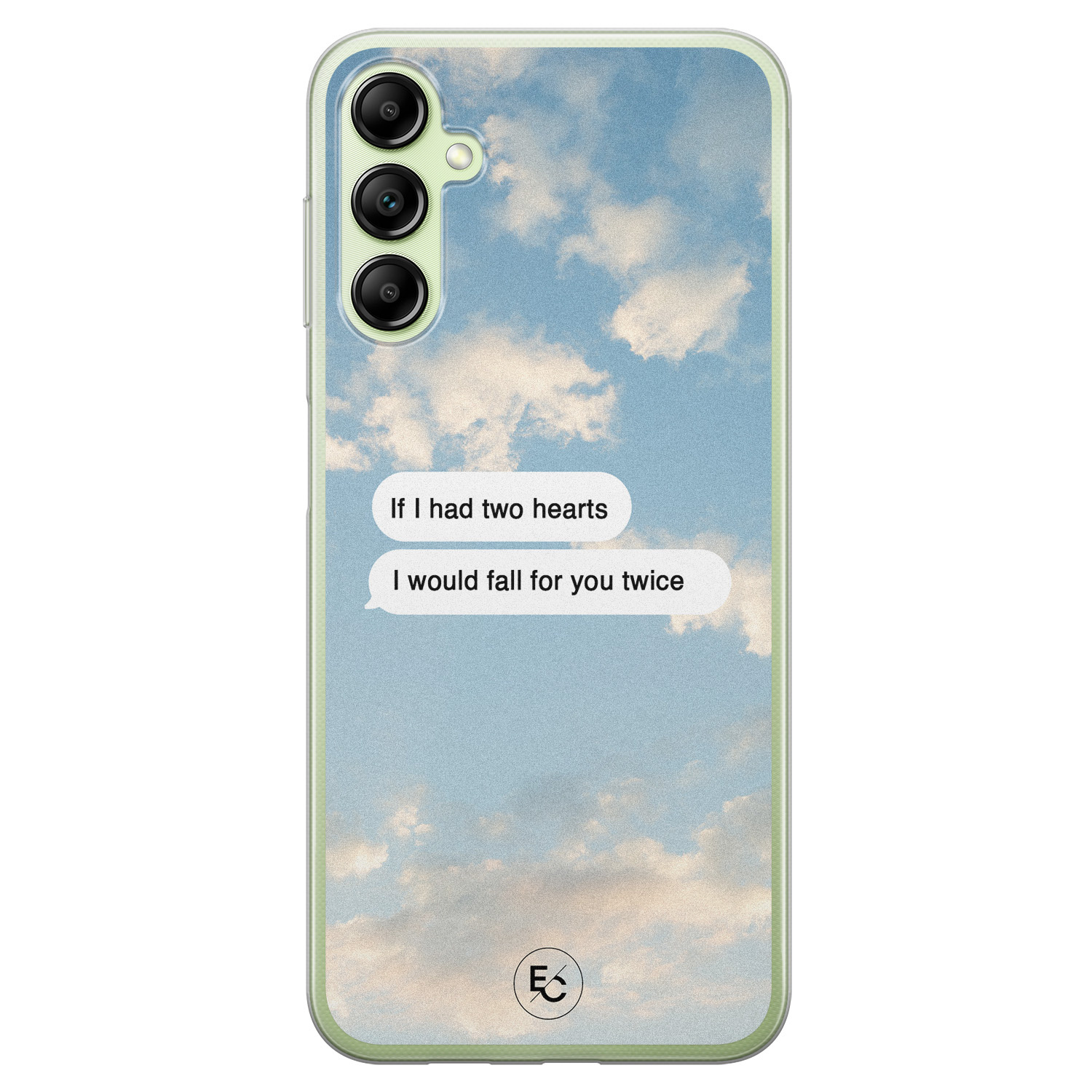 ELLECHIQ Samsung Galaxy A14 5G siliconen hoesje - Love quote