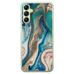 Telefoonhoesje Store Samsung Galaxy A14 5G siliconen hoesje - Magic marble