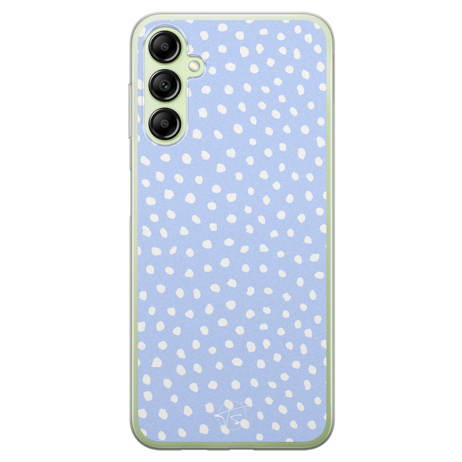 Telefoonhoesje Store Samsung Galaxy A14 5G siliconen hoesje - Purple dots