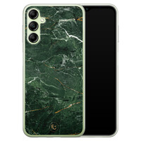 ELLECHIQ Samsung Galaxy A14 5G siliconen hoesje - Marble jade green