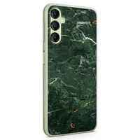 ELLECHIQ Samsung Galaxy A14 5G siliconen hoesje - Marble jade green