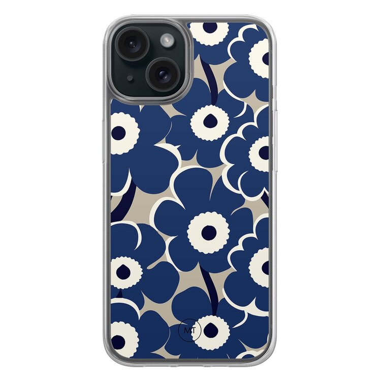 Mooie Telefoonhoesjes iPhone 13 hybride hoesje - Abstract bloom Mooie Telefoonhoesjes iPhone 13 hybride hoesje - Abstract bloom