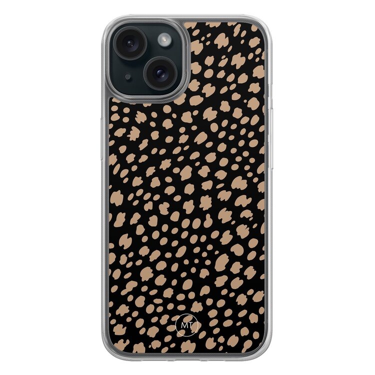 Mooie Telefoonhoesjes iPhone 14 hybride hoesje - Savannah spots