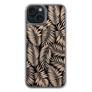 Mooie Telefoonhoesjes iPhone 14 hybride hoesje - Palm silhouette