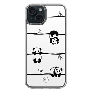 Mooie Telefoonhoesjes iPhone 14 hybride hoesje - Panda