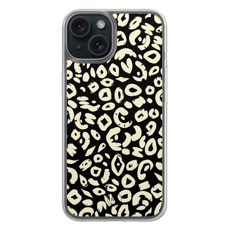 Mooie Telefoonhoesjes iPhone 14 hybride hoesje - Animal skin