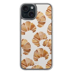 Mooie Telefoonhoesjes iPhone 14 hybride hoesje - Croissant