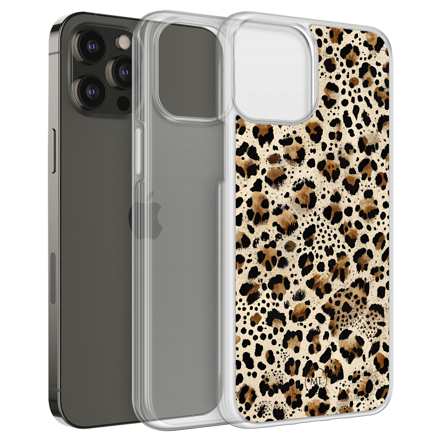 Mooie Telefoonhoesjes iPhone 12 (Pro) hybride hoesje - Wild Essence