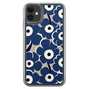 Mooie Telefoonhoesjes iPhone 11 hybride hoesje - Abstract bloom