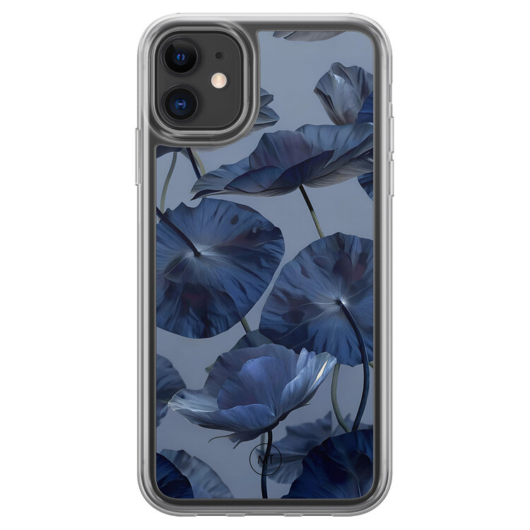 Mooie Telefoonhoesjes iPhone 11 hybride hoesje - Dusky blooms