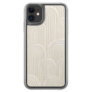 Mooie Telefoonhoesjes iPhone 11 hybride hoesje - Modern waves