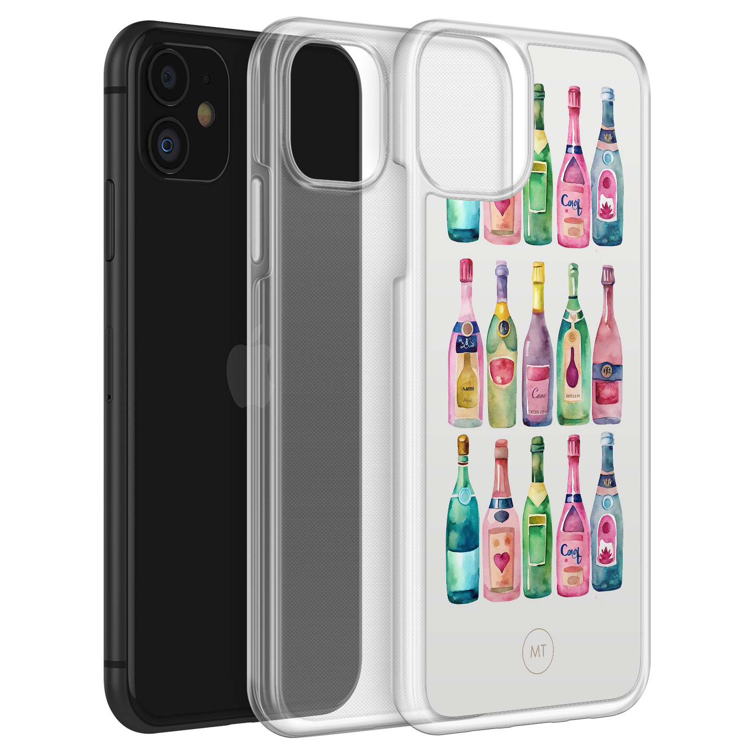 Mooie Telefoonhoesjes iPhone 11 hybride hoesje - Cheers & cheers
