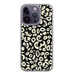 Mooie Telefoonhoesjes iPhone 15 Pro hybride hoesje - Animal skin
