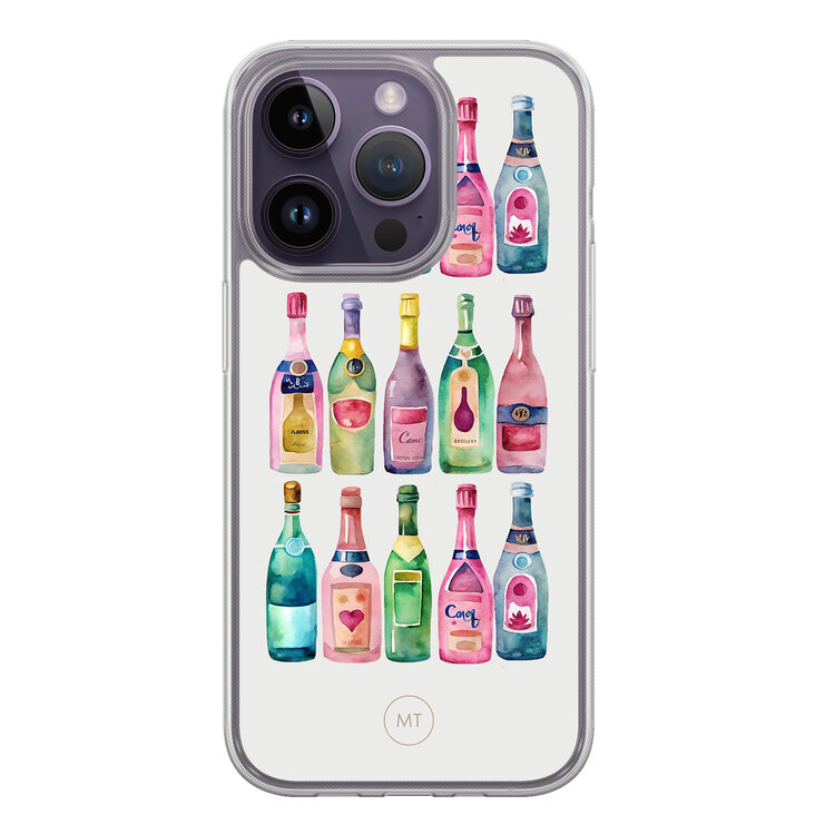 Mooie Telefoonhoesjes iPhone 14 Pro hybride hoesje - Cheers & cheers