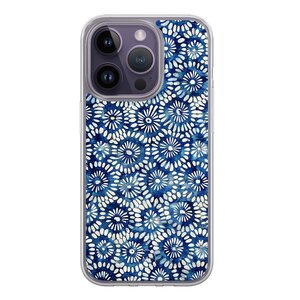 Mooie Telefoonhoesjes iPhone 13 Pro hybride hoesje - Azure daisies