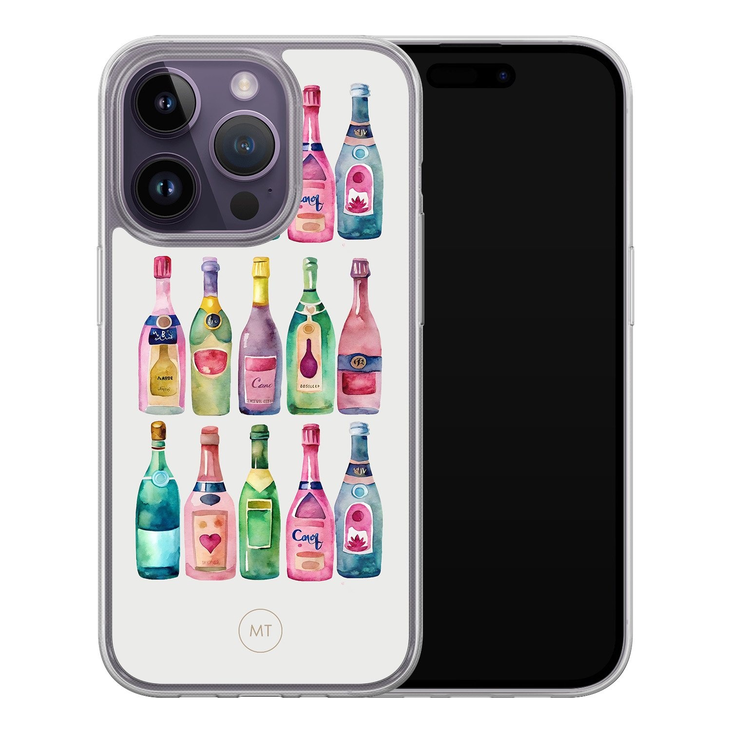 Mooie Telefoonhoesjes iPhone 13 Pro hybride hoesje - Cheers & cheers