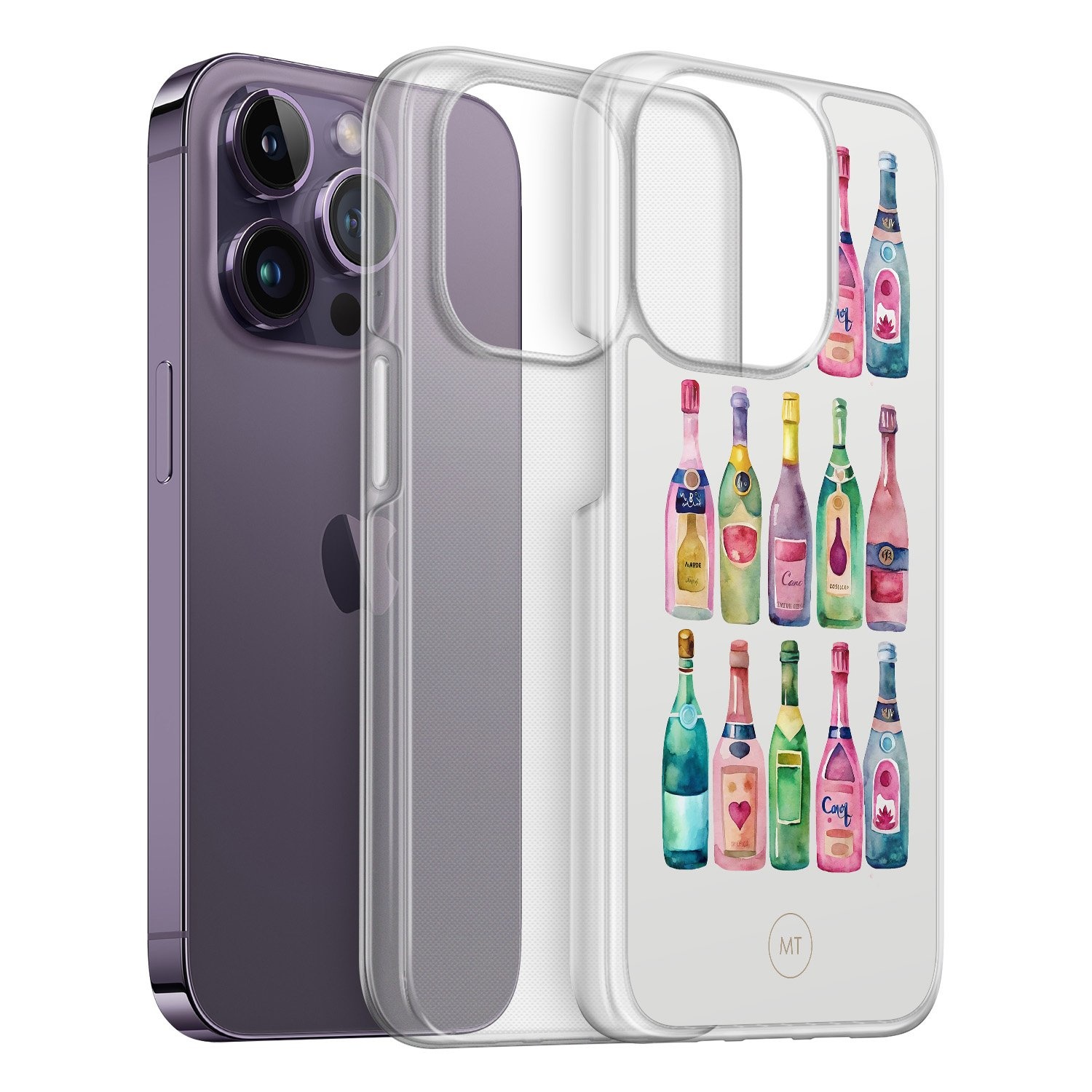 Mooie Telefoonhoesjes iPhone 13 Pro hybride hoesje - Cheers & cheers