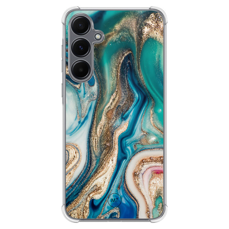 Mooie Telefoonhoesjes Samsung Galaxy A55 shockproof hoesje - Magic marble