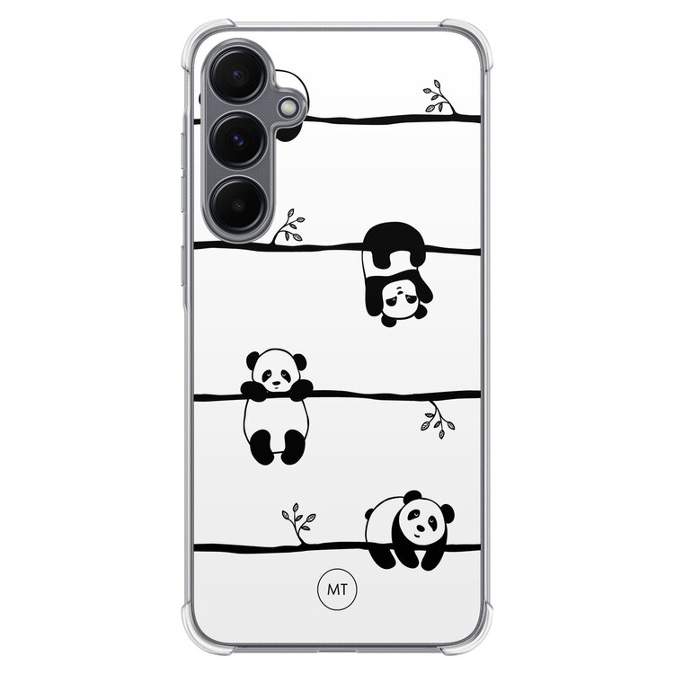 Mooie Telefoonhoesjes Samsung Galaxy A55 shockproof hoesje - Panda