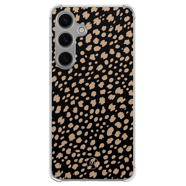 Mooie Telefoonhoesjes Samsung Galaxy S24 shockproof hoesje - Savannah spots