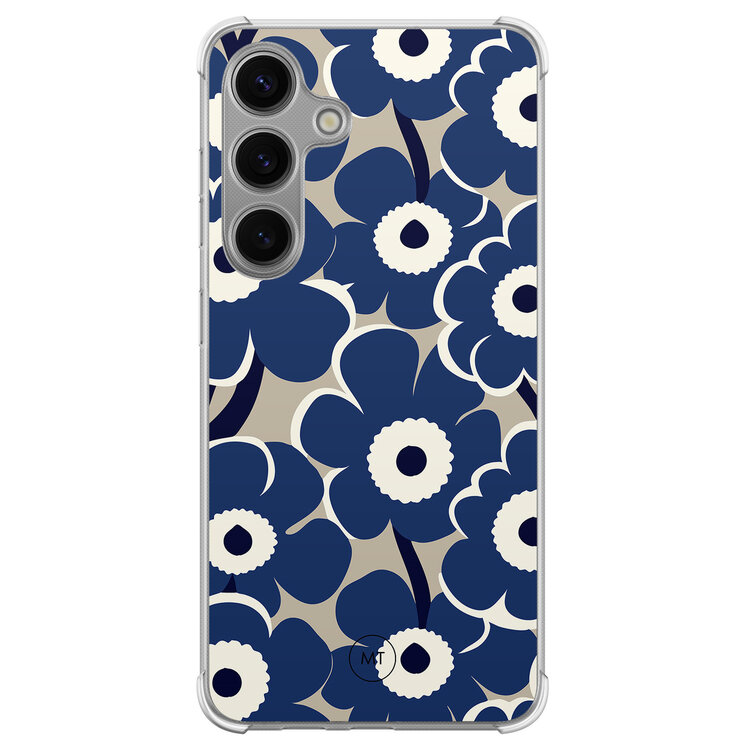 Mooie Telefoonhoesjes Samsung Galaxy S24 shockproof hoesje - Abstract bloom