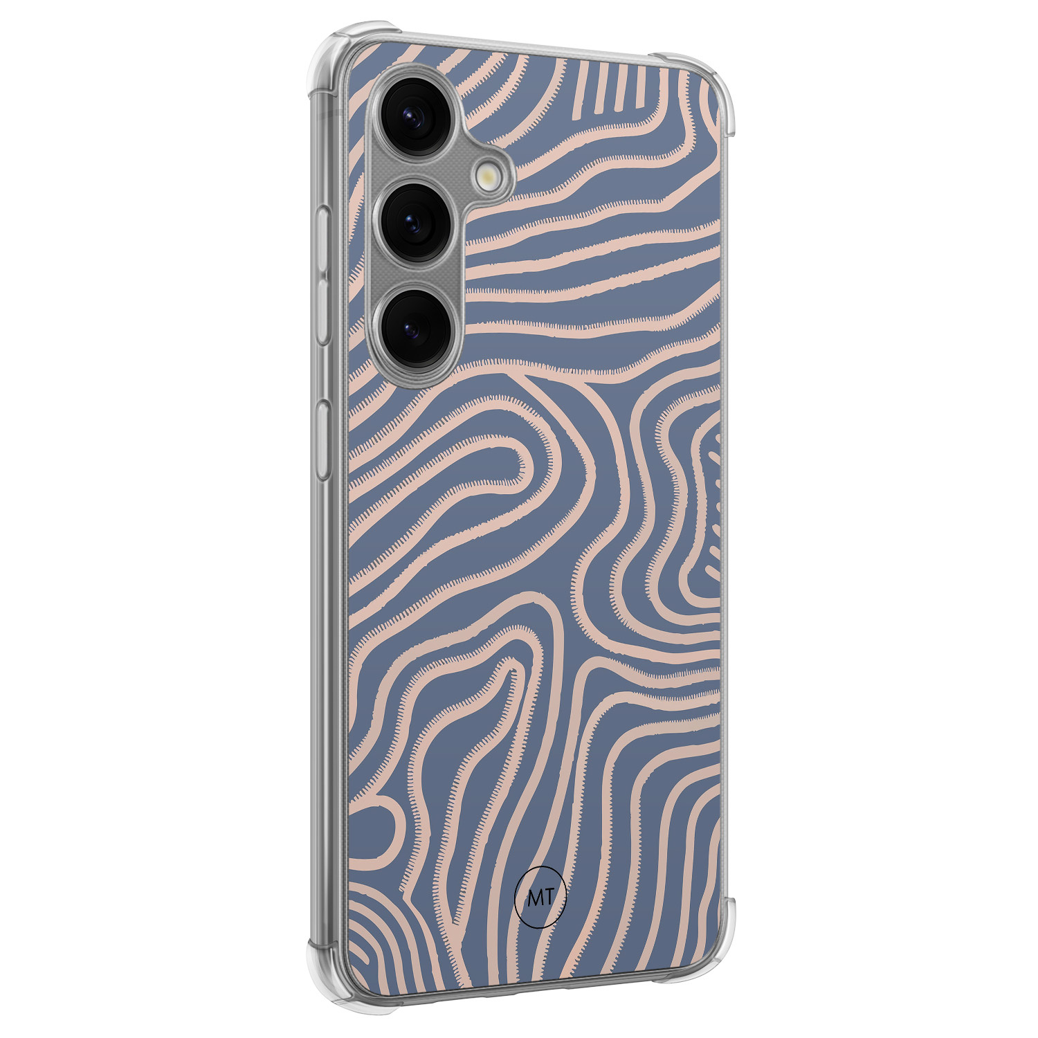 Mooie Telefoonhoesjes Samsung Galaxy S24 shockproof hoesje - Flowing lines