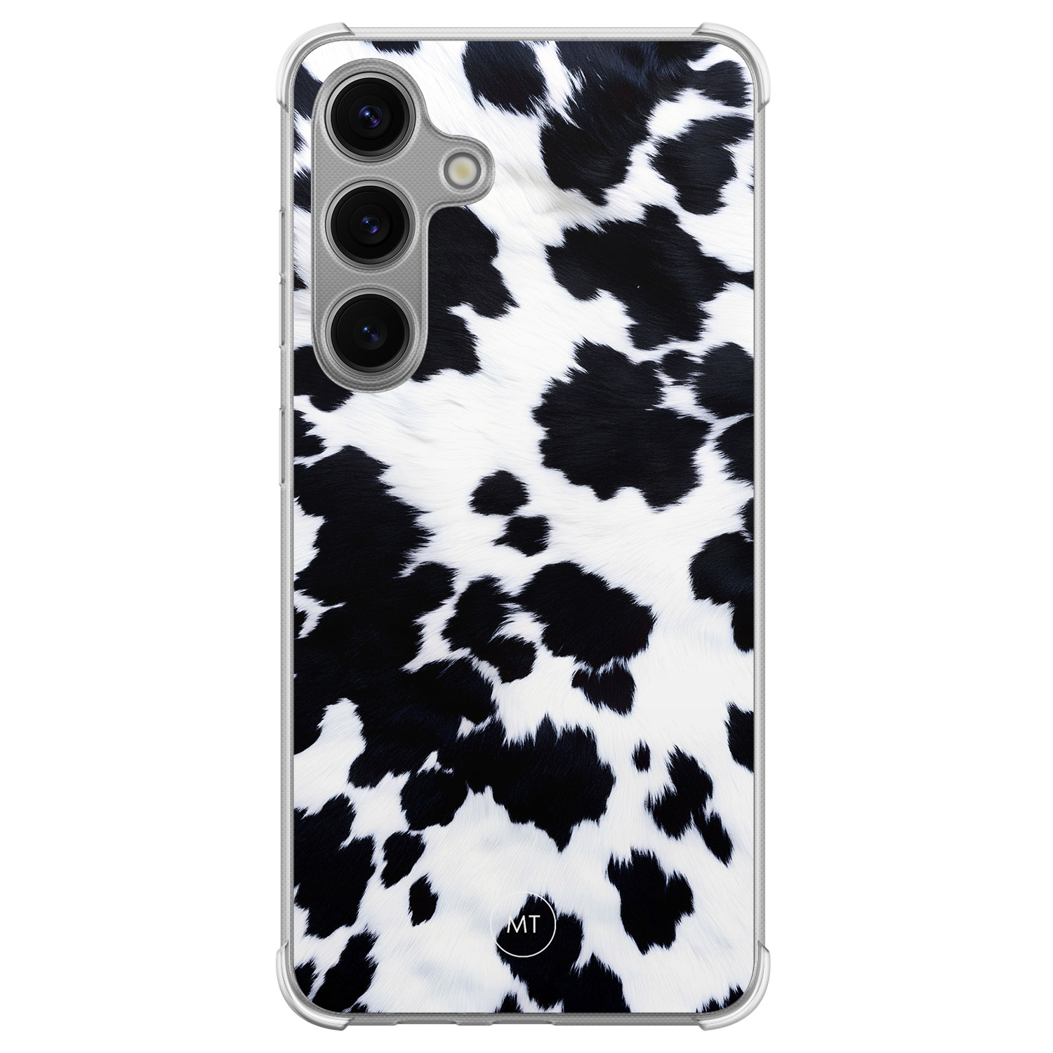 Mooie Telefoonhoesjes Samsung Galaxy S24 shockproof hoesje - Koeienprint