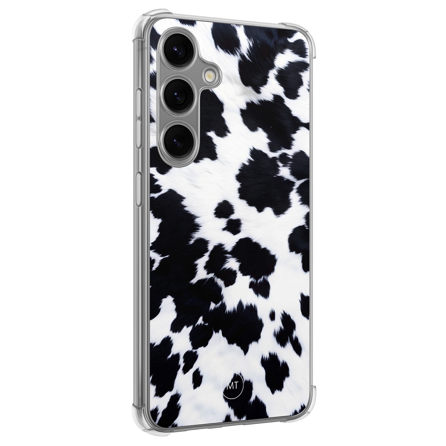 Mooie Telefoonhoesjes Samsung Galaxy S24 shockproof hoesje - Koeienprint