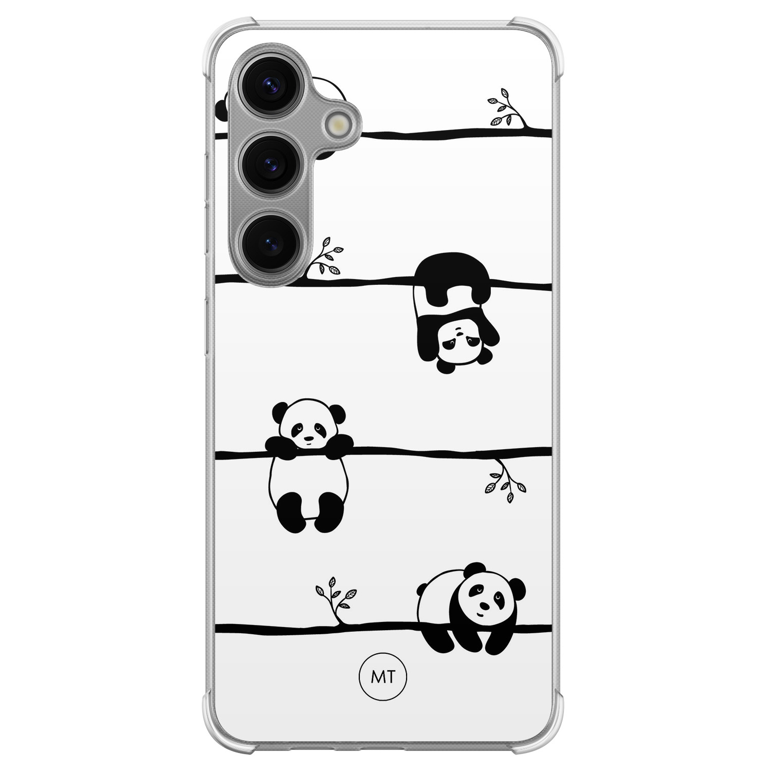 Mooie Telefoonhoesjes Samsung Galaxy S24 shockproof hoesje - Panda