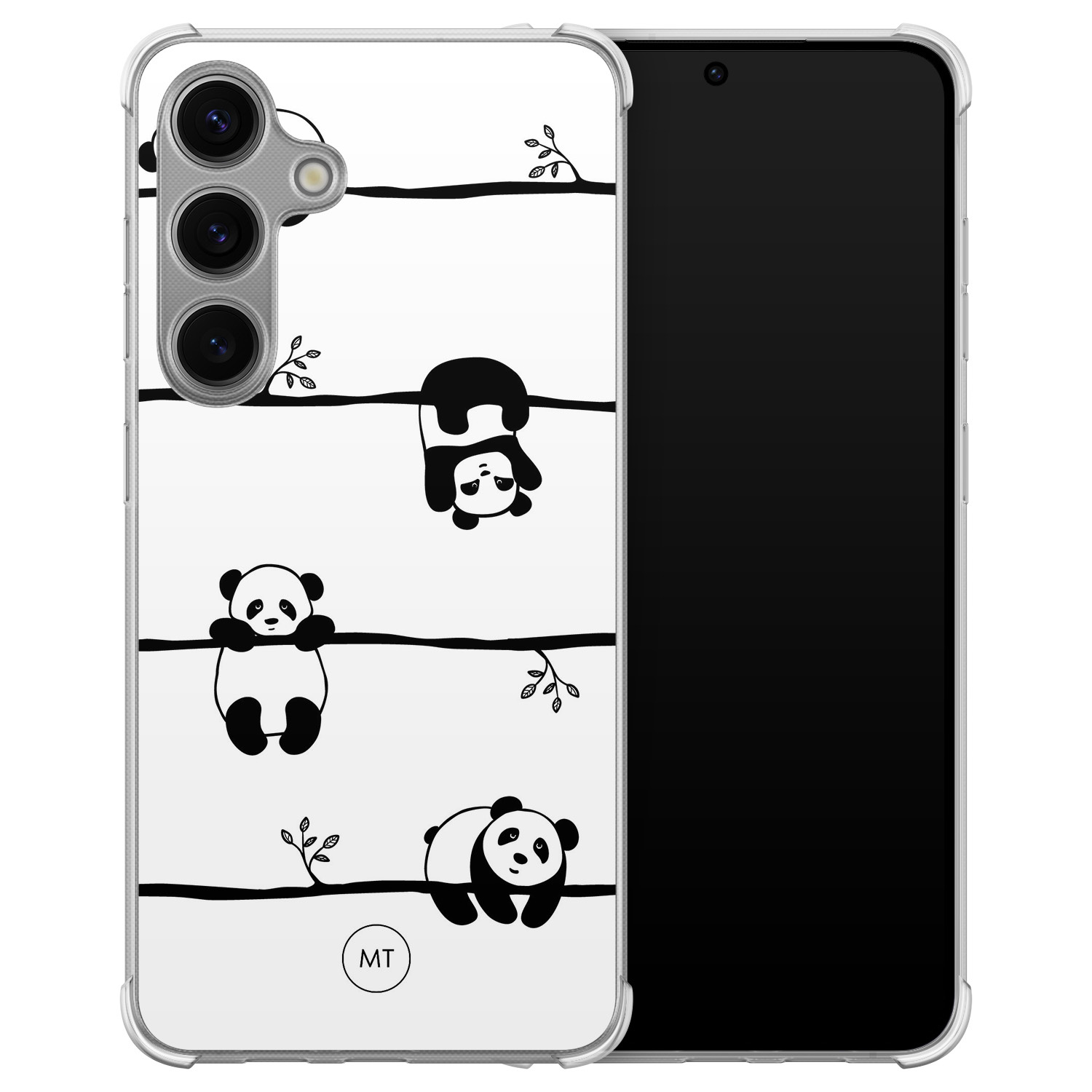 Mooie Telefoonhoesjes Samsung Galaxy S24 shockproof hoesje - Panda