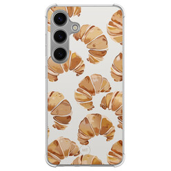 Mooie Telefoonhoesjes Samsung Galaxy S24 shockproof hoesje - Croissant