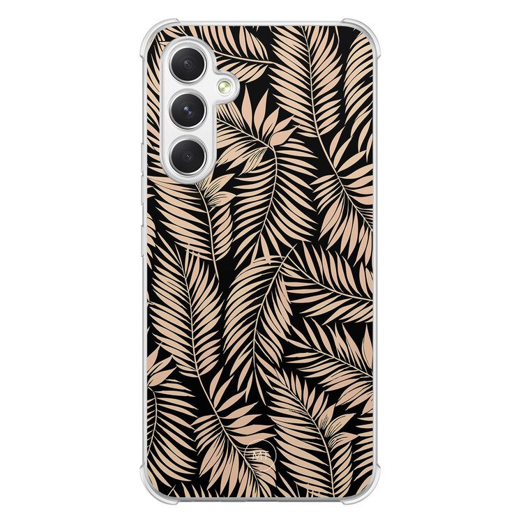 Mooie Telefoonhoesjes Samsung Galaxy A54 shockproof hoesje - Palm silhouette
