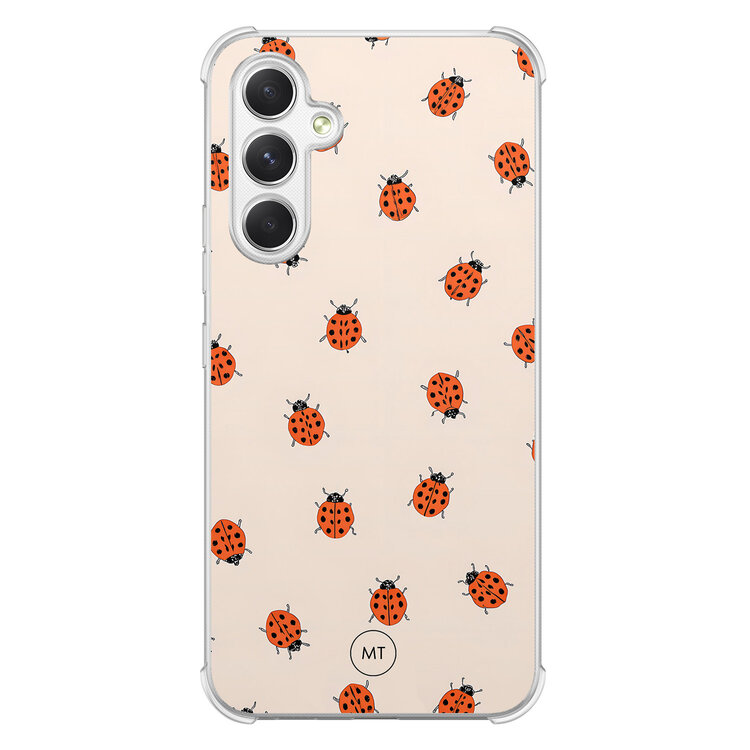 Mooie Telefoonhoesjes Samsung Galaxy A54 shockproof hoesje - Lieveheerstbeestjes